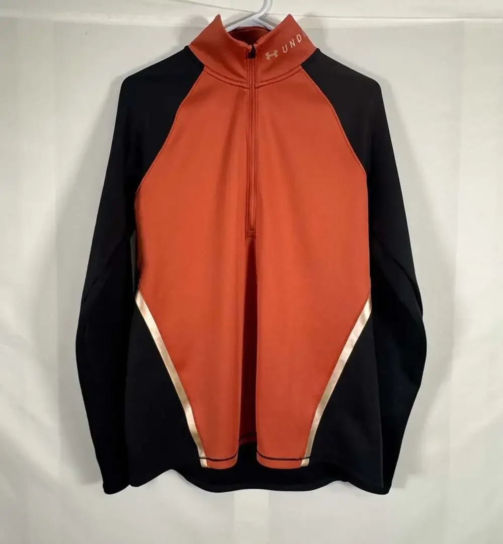 Under Armour Women's ColdGear Colorblock 1/2 Zip Pullover Size Large - Picture 5 of 16